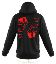 Load image into Gallery viewer, Red City Hoodie - Black